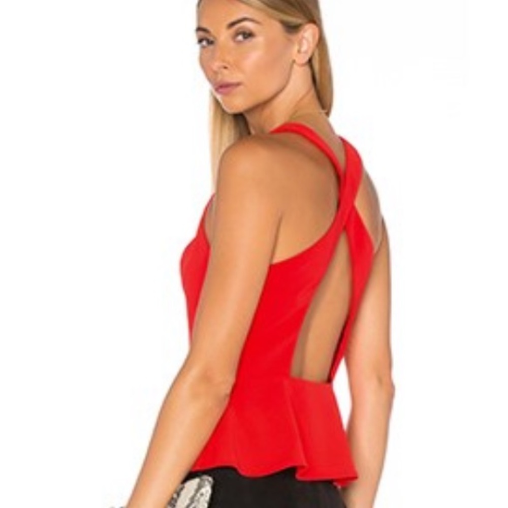Santiago tank. Candy apple red